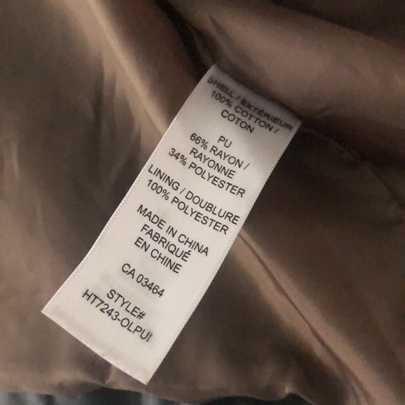 Short jacket with leather detail - Picture 4 of 5